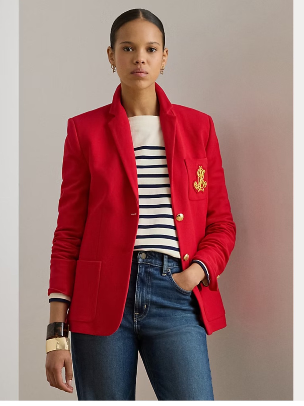 Ralph Lauren Red Blazer Old money Blazer 8